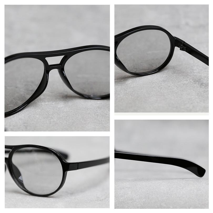 8 ティアドロップ サングラス メンズ ビッグフレーム : 8(eight