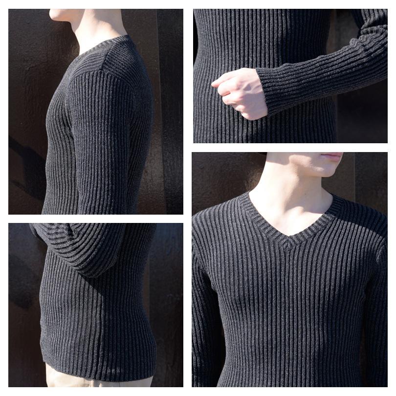 ニットセーター メンズ Vネック ニット セーター 長袖 無地 シンプル カットソー インナー Beg154 8 Eight 通販 Yahoo ショッピング