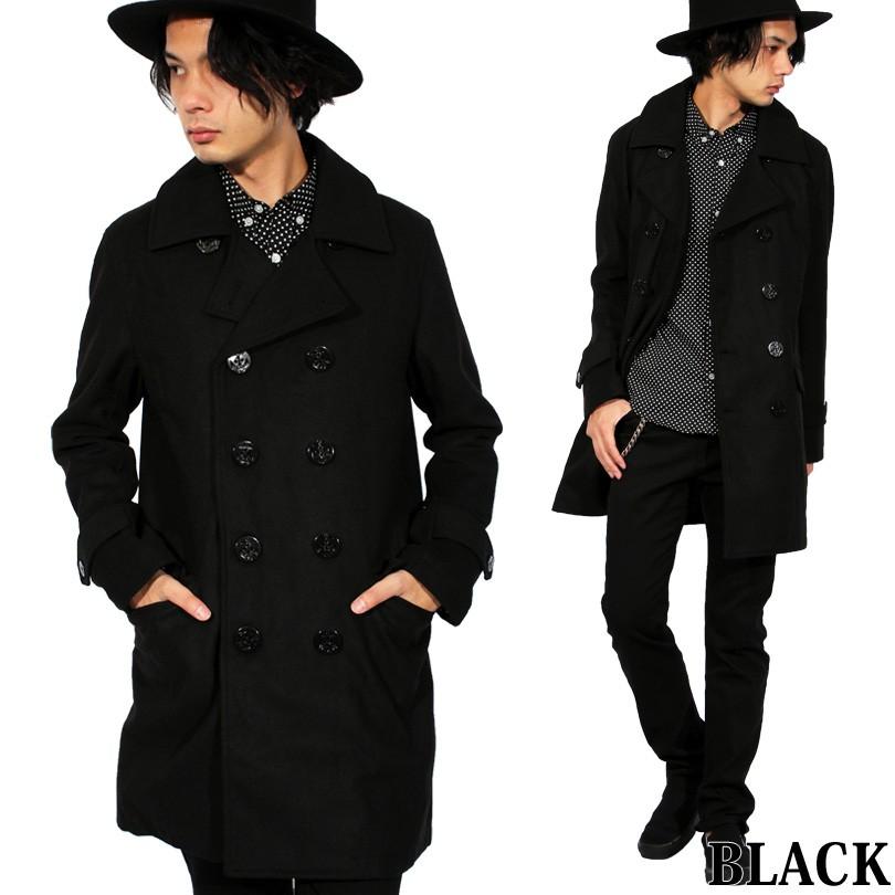 ロング Pコート ピーコート メンズ ピーコート Pコート Beg551 8 Eight 通販 Yahoo ショッピング