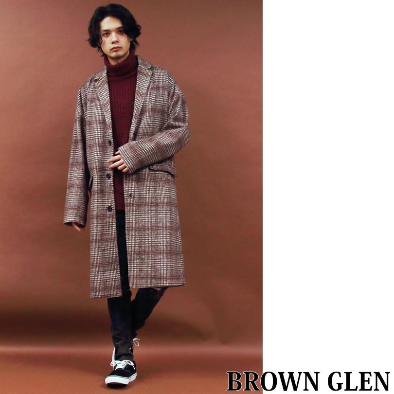 感謝価格 古着 ガンクラブチェック チェスターコート ロングコート メンズ 即納 全国送料無料