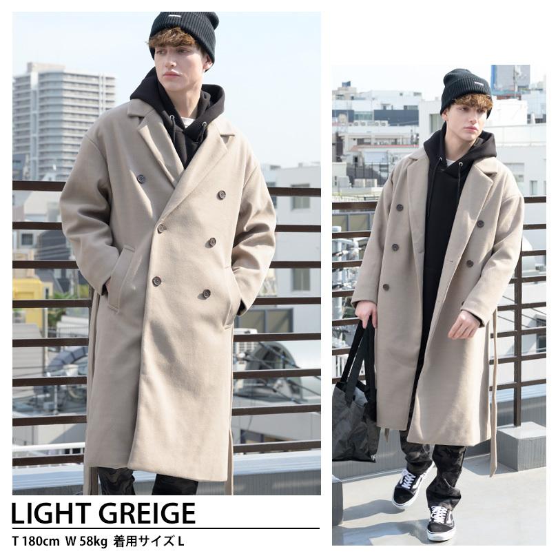 ラップコート メンズ オーバーコート ウール メルトン チェスターコート Beg916 8 Eight 通販 Yahoo ショッピング