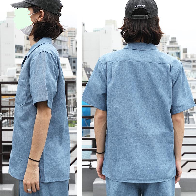 ポリトロオープンカラーシャツ 半袖シャツ メンズ｜8-eight｜09