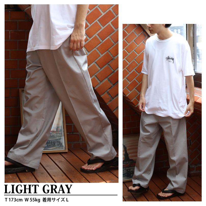 ワイドチノパン メンズ レディース チノパンツ サルエルパンツ | ８（eight） | 03