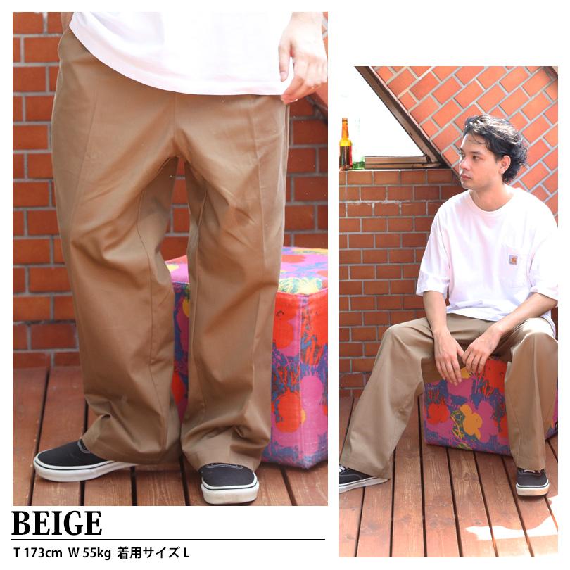ワイドチノパン メンズ レディース チノパンツ サルエルパンツ | ８（eight） | 05