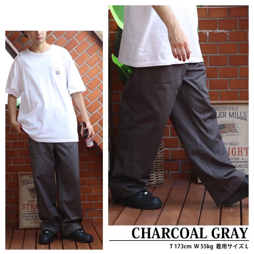 ダブルニーワイドパンツ メンズ チノパン ワークウェア アメカジ | ８（eight） | 04