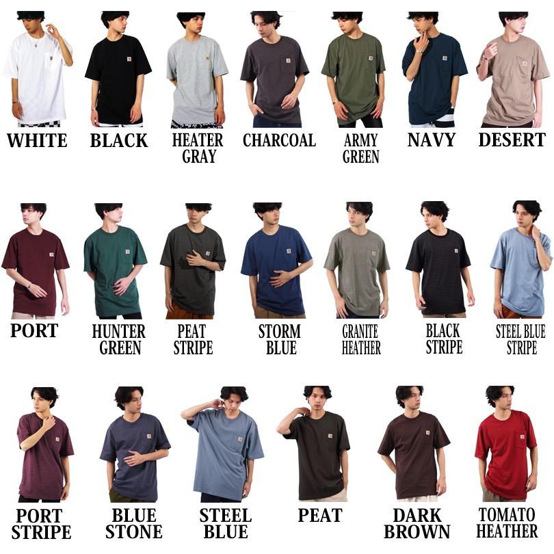 Tシャツ メンズ 半袖Tシャツ 無地T ポケット付き carhartt カーハート |  | 18
