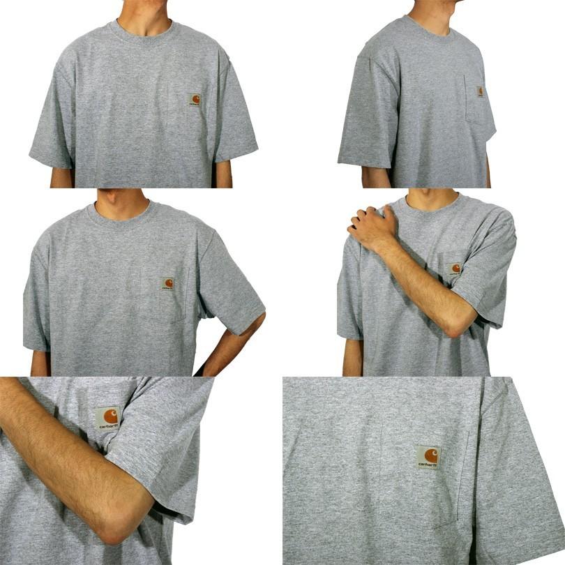 Tシャツ メンズ 半袖Tシャツ 無地T ポケット付き carhartt カーハート |  | 19