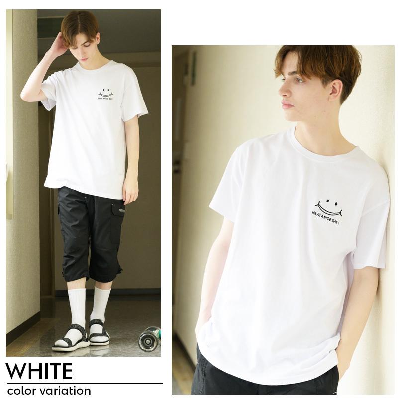 スマイル半袖Ｔシャツ メンズ Tシャツ 半袖 ビッグＴ｜8-eight｜02