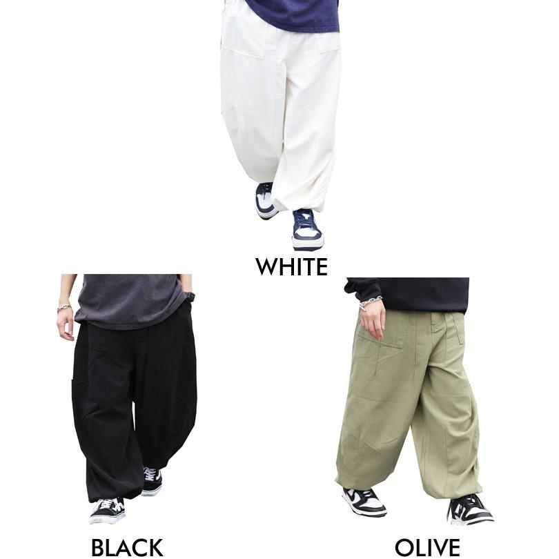 8 スノーパンツ メンズ オーバー ビッグ カーゴパンツ : 8(eight