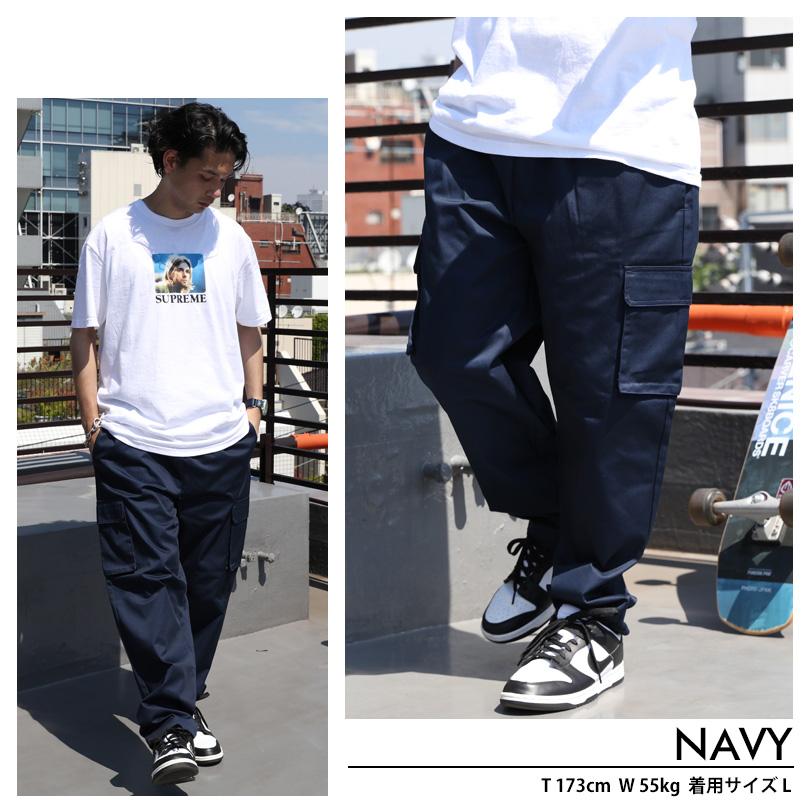 8ヤーズ(ハチヤーズ)ブラック カーゴパンツ S〜M Maison MIHARA YASUHIRO - コットンサテン カーゴパンツ - Cotton