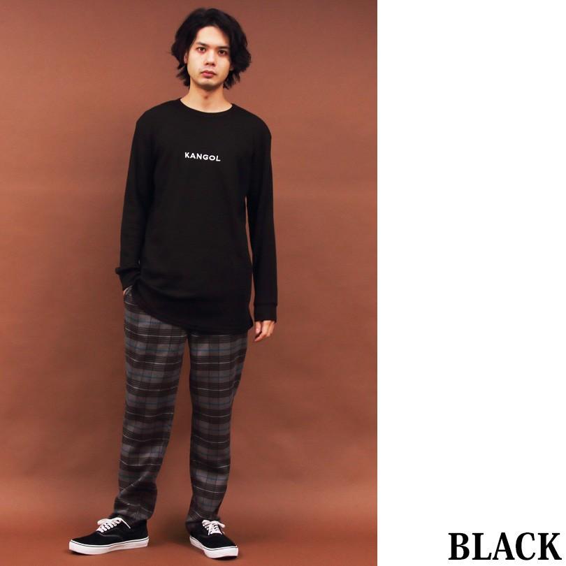 ＫＡＮＧＯＬ別注 カンゴール Tシャツ メンズ ロングTシャツ 無地 長袖 ロング丈 サーマル ワッフル ストリート系 | KANGOL | 07