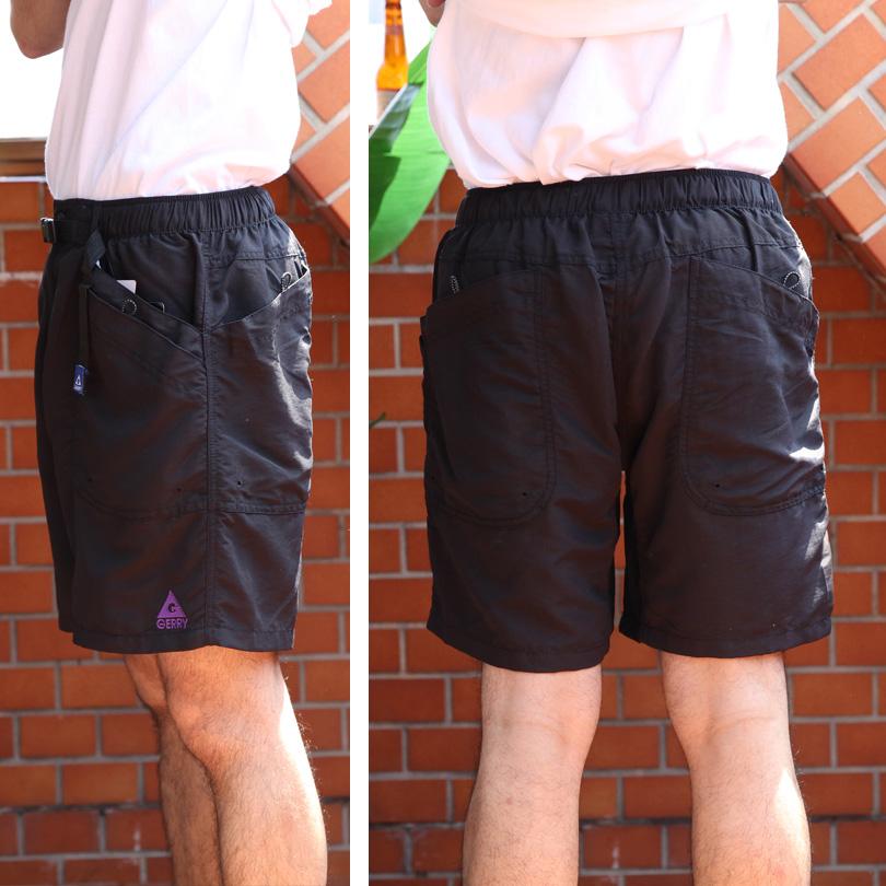 ブラック ナイロン ショートパンツ メンズ ナイロンショートパンツ NAVY ＜SHIZUOKA＞ | afugi (オウギ