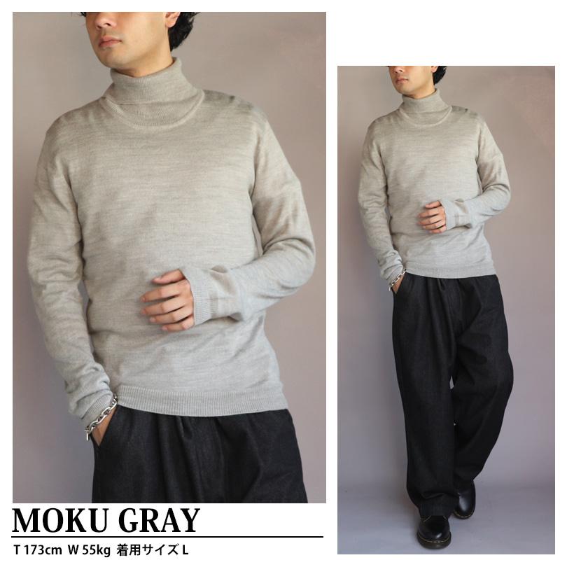 8 カシミヤタッチタートルネック ニットセーター メンズ ニット : 8