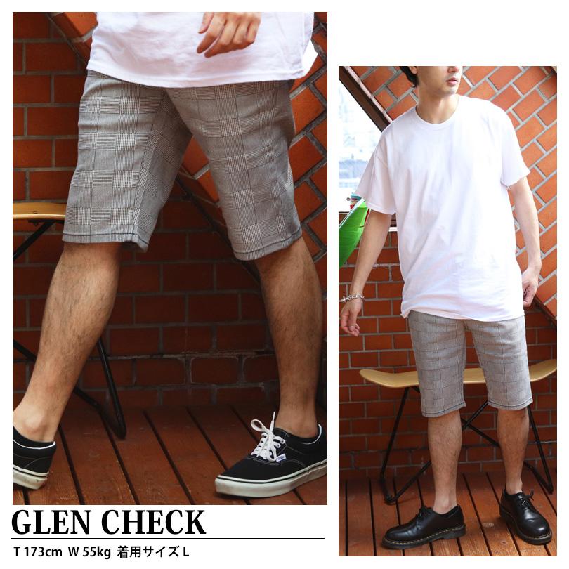 8 総柄ショートパンツ メンズ ハーフパンツ カツラギ チェック : 8