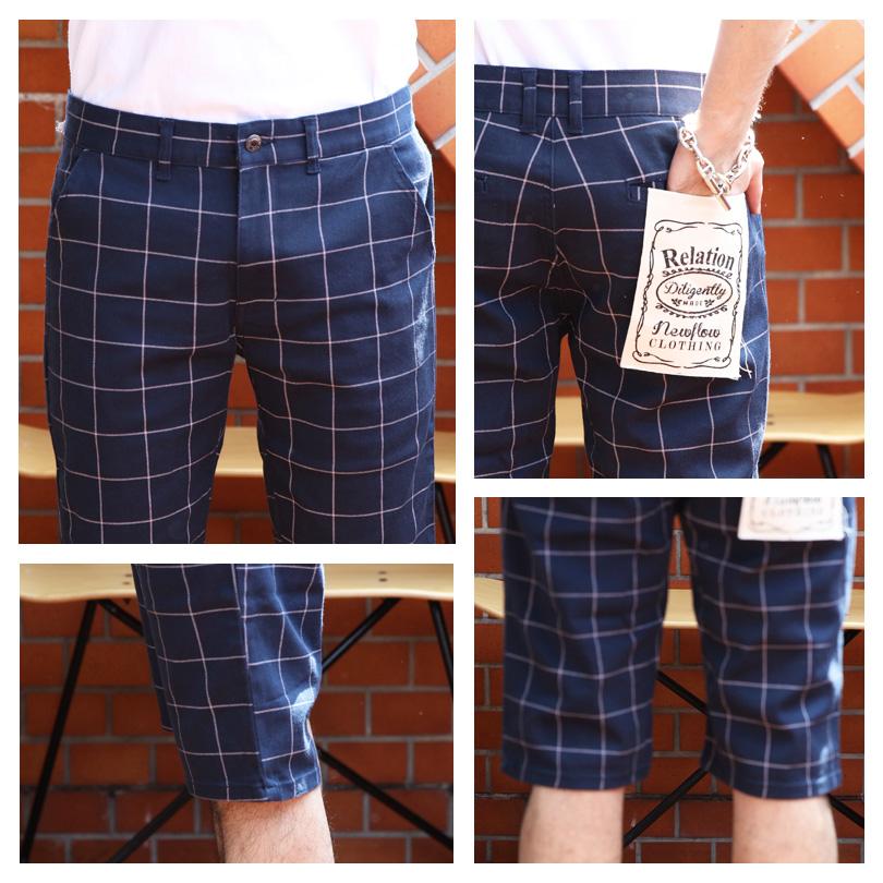 8 総柄ショートパンツ メンズ ハーフパンツ カツラギ チェック : 8
