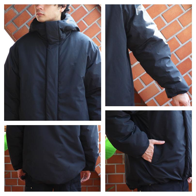 8 撥水加工 ポリピーチ 中綿 防風 ダウンジャケット ブルゾン : 8