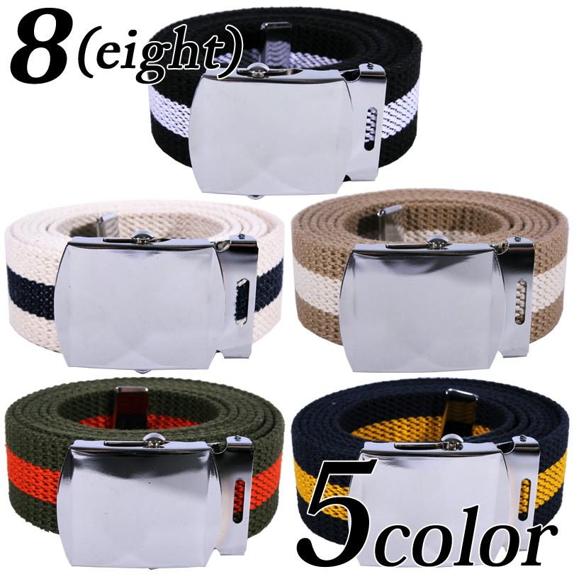 ベルト メンズ ガチャベルト バックルベルト 150cm ライン入り : 8