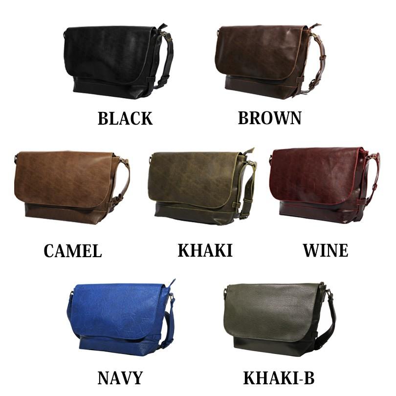 メッセンジャーバッグ メンズ メッセンジャーバック レザー : 8
