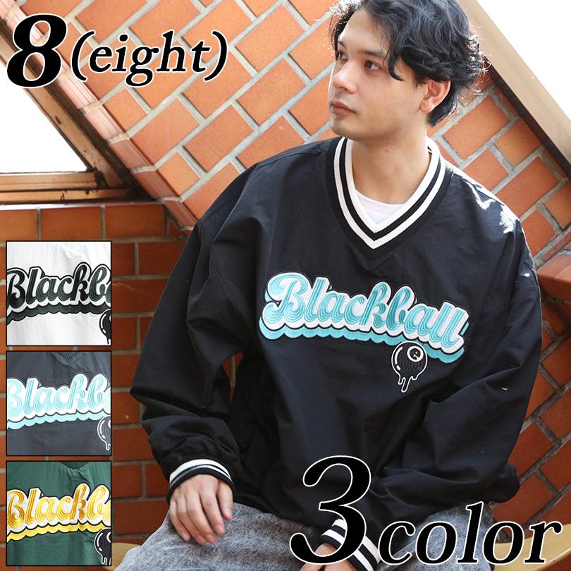 8(eight) プルオーバー ナイロン ジャケット メンズ ツートン 8(eight) プルオーバー ナイロン ジャケット メンズ ツートン