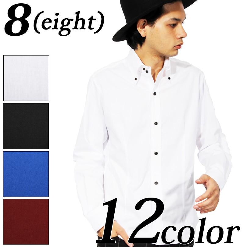 シャツ メンズ シャツ 長袖 シャツ ブロード 日本製 | ８（eight）