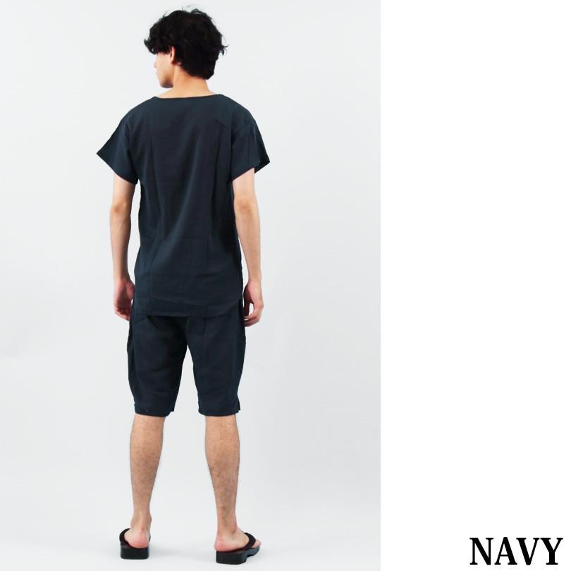 和装インナー Tシャツ メンズ Tシャツ 無地 半袖Tシャツ 浴衣 甚平 のインナーに |  | 07