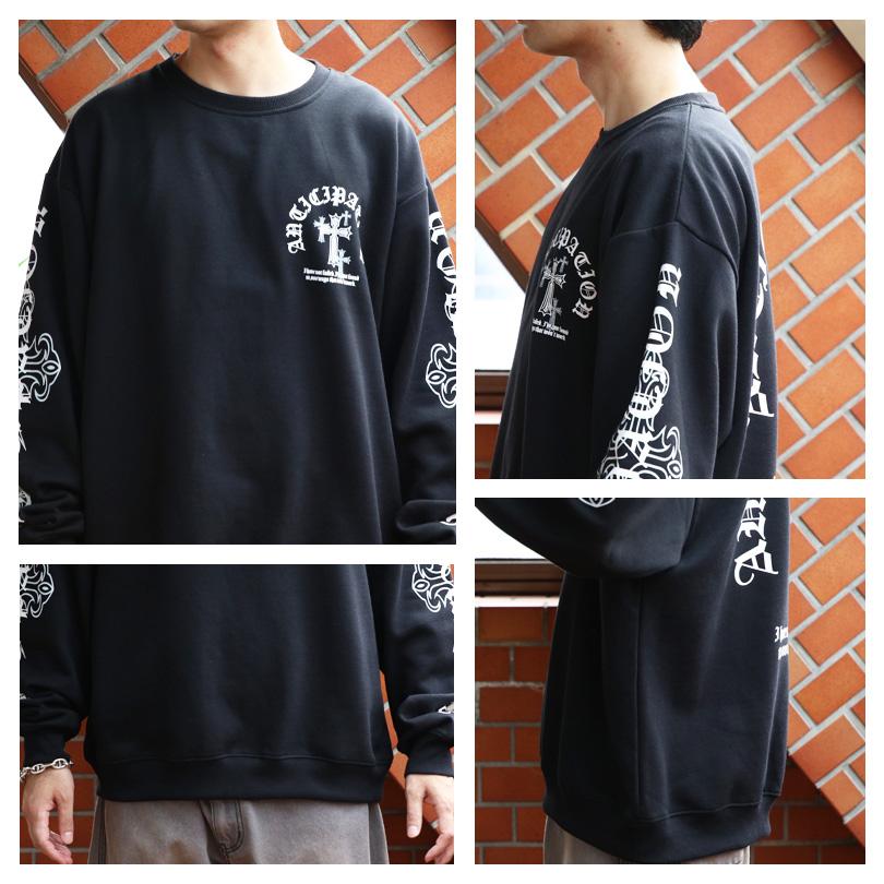 8 ロゴプリントトレーナー メンズ スウェット ストリート : 8(eight