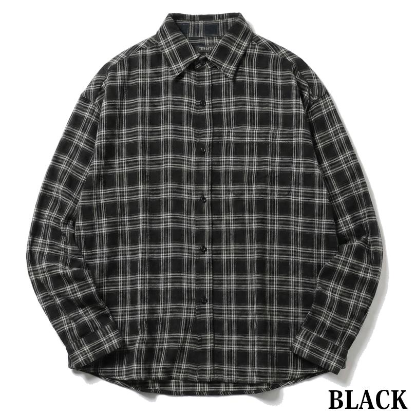 8 チェックネルシャツ メンズ シャツ ストリート アメカジ : 8(eight