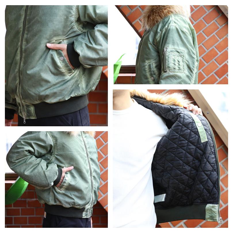 Y2K アメカジ 短丈 ファー ミリタリー フライト ジャケット SK8 裏原 Y2K アメカジ 短丈 ファー ミリタリー フライト ジャケット SK8 裏原