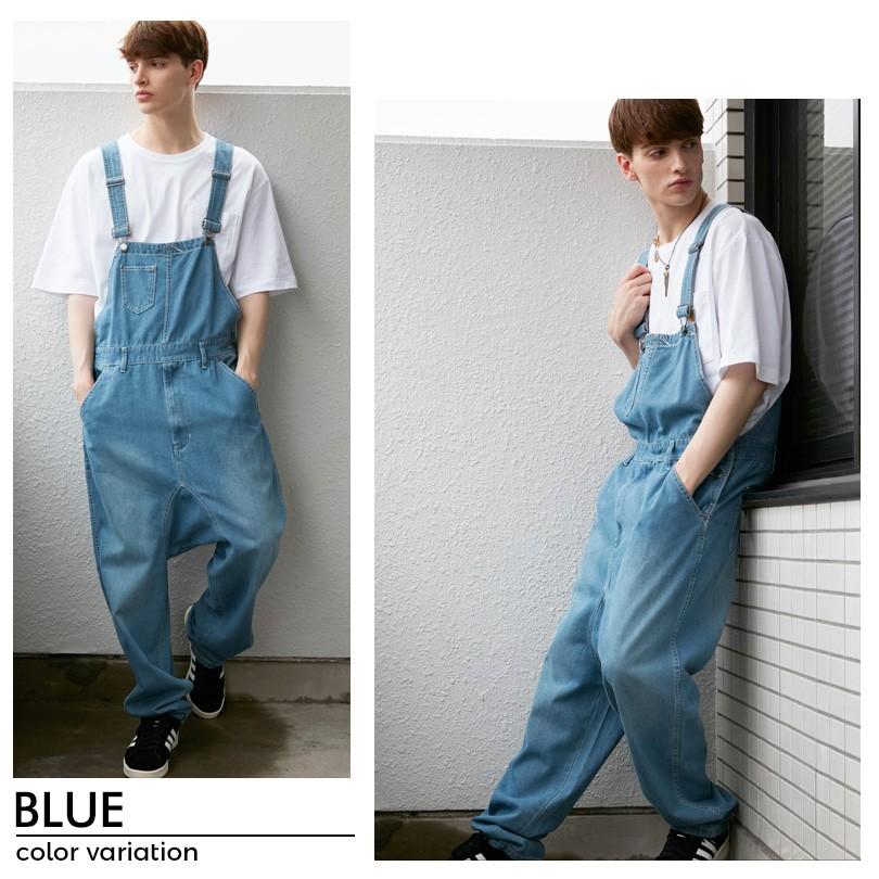 オーバーオール メンズ デニム サルエルタイプ : 8(eight) - 通販