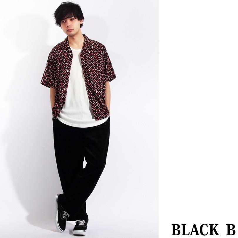 総柄シャツ メンズ 半袖 ポリ 花柄シャツ 総柄 アロハシャツ |  | 05