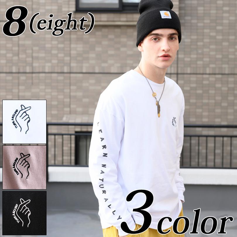 ビッグロングｔシャツ メンズ ロンｔ イラストプリント 長袖ｔシャツ ビッグシルエット Wim359 8 Eight 通販 Yahoo ショッピング