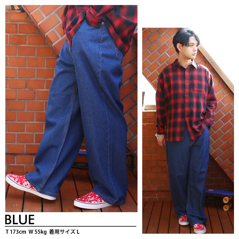 8(eight) ワイドデニム メンズ バギー デニムパンツ ジーンズ 8(eight) ワイドデニム メンズ バギー デニムパンツ ジーンズ