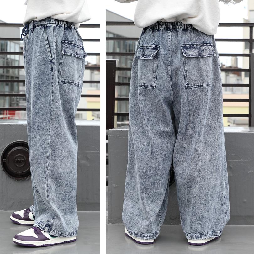 8 極太バルーンパンツ メンズ ワイドパンツ デニム : 8(eight) - 通販