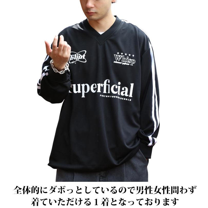 8 ユニフォームデザイン ロンT メンズ レディース ゲームシャツ : 8