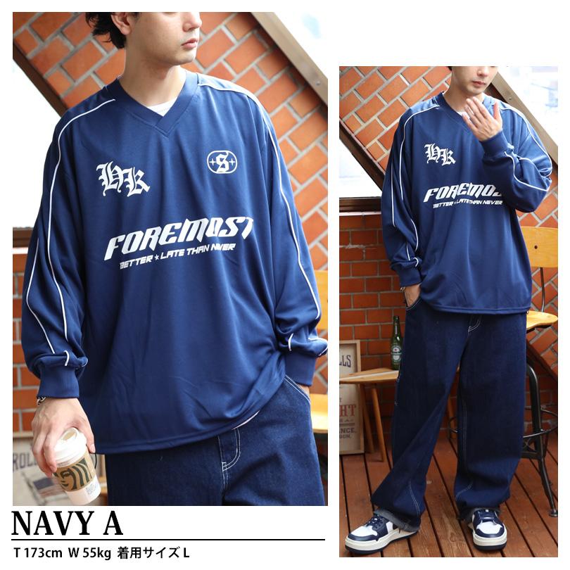 8 ユニフォームデザイン ロンT メンズ レディース ゲームシャツ : 8