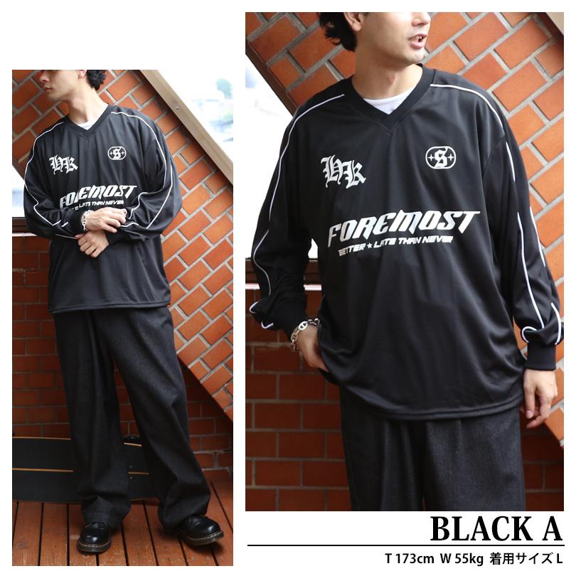 8 ユニフォームデザイン ロンT メンズ レディース ゲームシャツ : 8