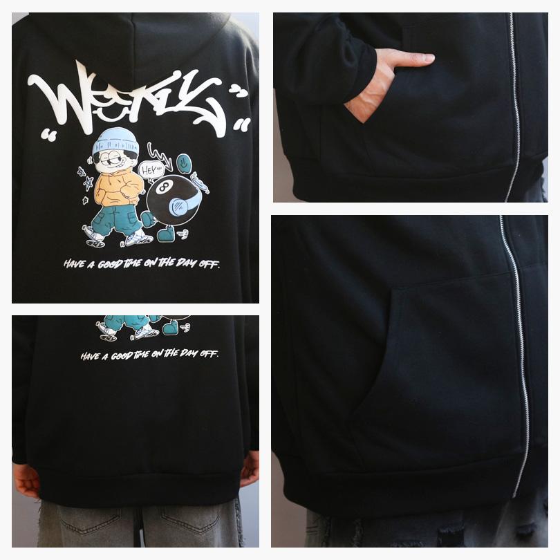 8 YARDS フード付きパーカー 8 YARDS HACHIYARDS メンズフード付きパーカー