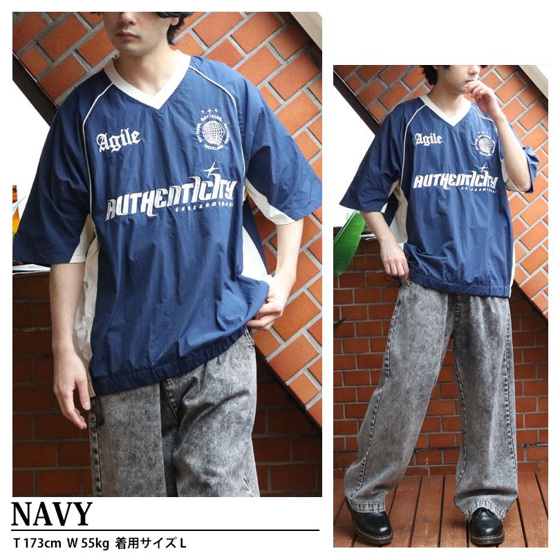 8（eight） ユニフォームデザイン 半袖 Tシャツ ナイロンプル