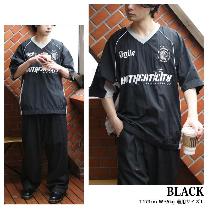 8 ユニフォームデザイン 半袖 Tシャツ ナイロンプルオーバー サッカー