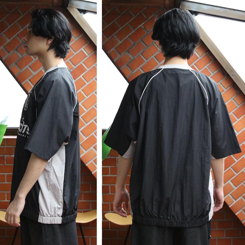 8 ユニフォームデザイン 半袖 Tシャツ ナイロンプルオーバー サッカー