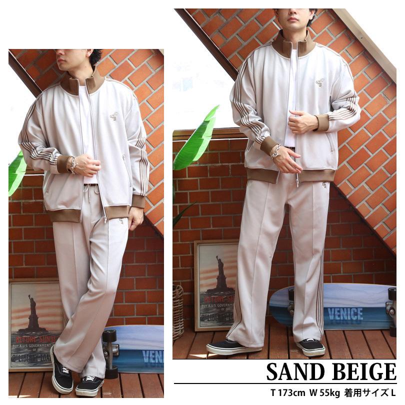 8 トラックジャケット メンズ ジャージ セットアップ 刺繍 : 8(eight