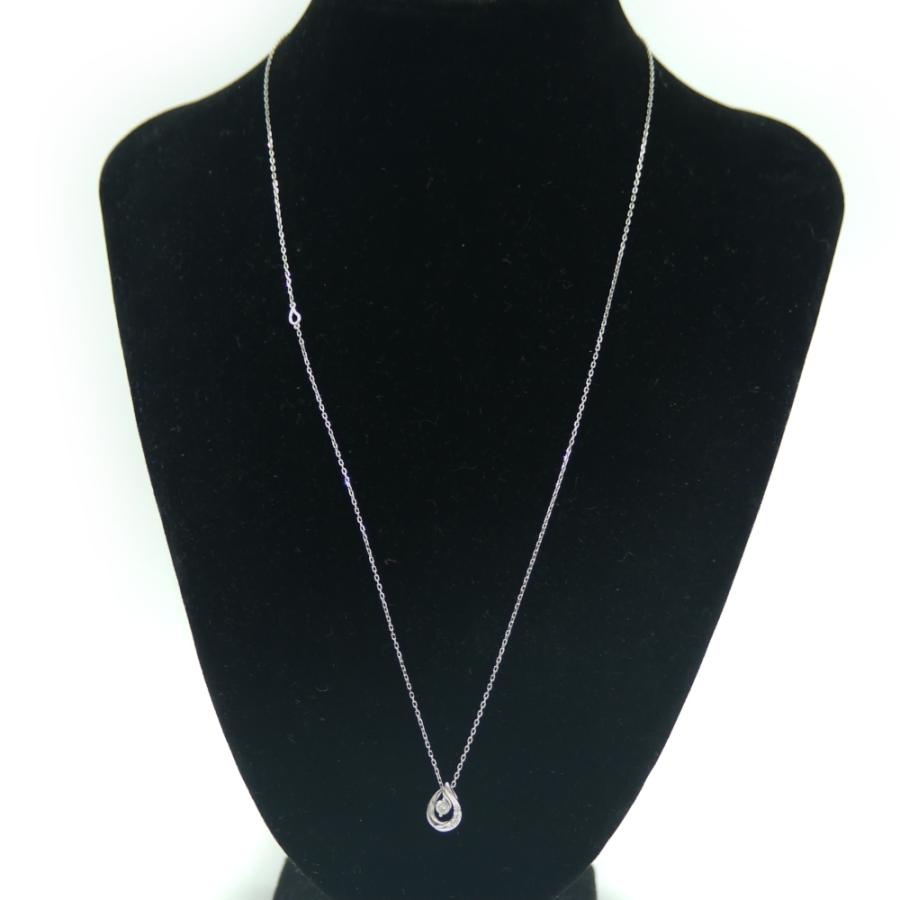 Pt850/Pt900 ダイヤモンドデザインネックレス プラチナ Y01896 Pt850