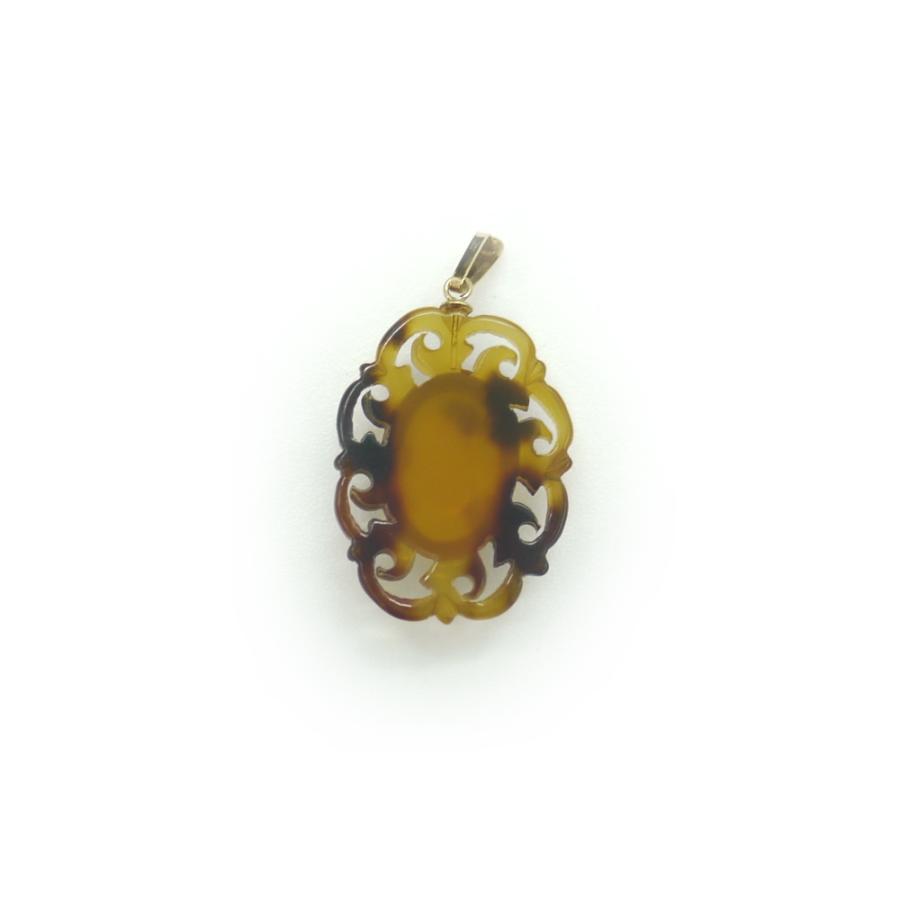 K18 ムラーノガラス 平和十字 18金 ネックレストップ Y04344 【公式通販】