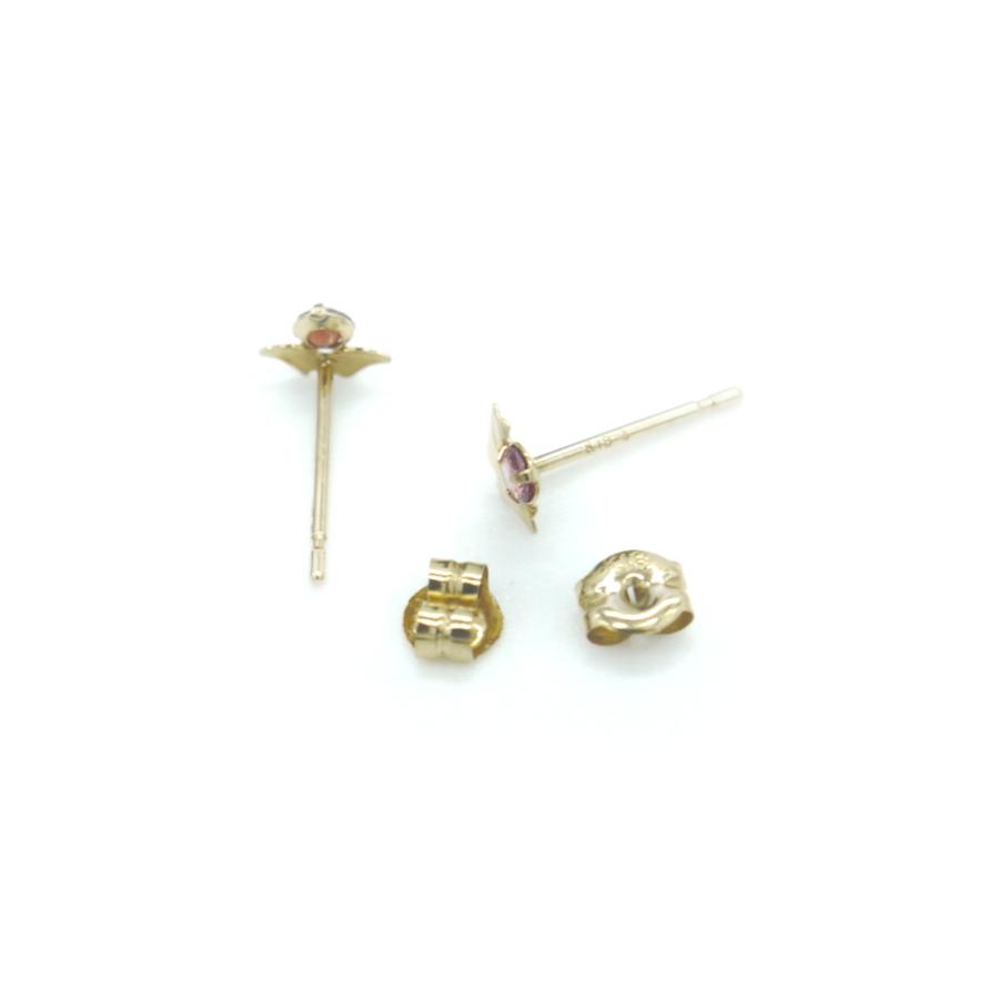 K18 カラーストーン ピアス 18金 スタッドピアス Y03400 : 大和屋質店 