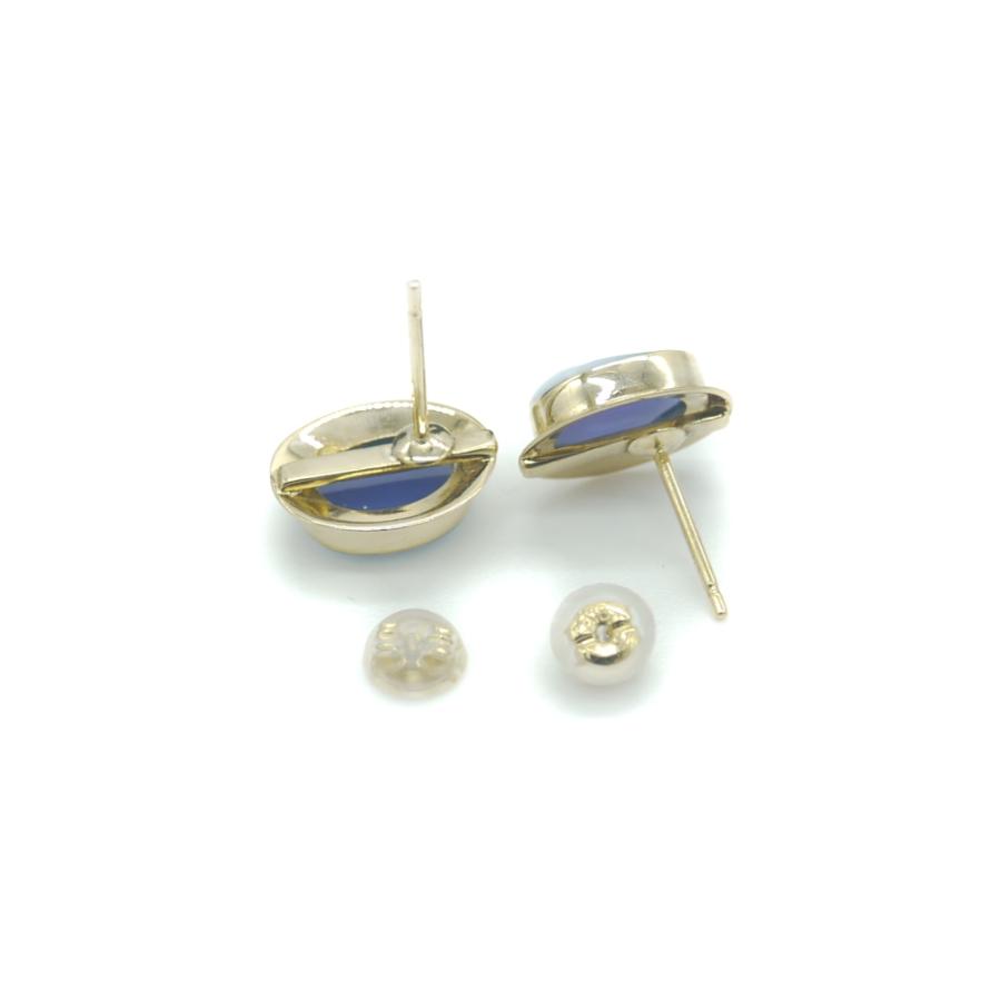 K18 カメオ ピアス 18金 スタッドピアス Y03448 : 大和屋質店前橋三俣 