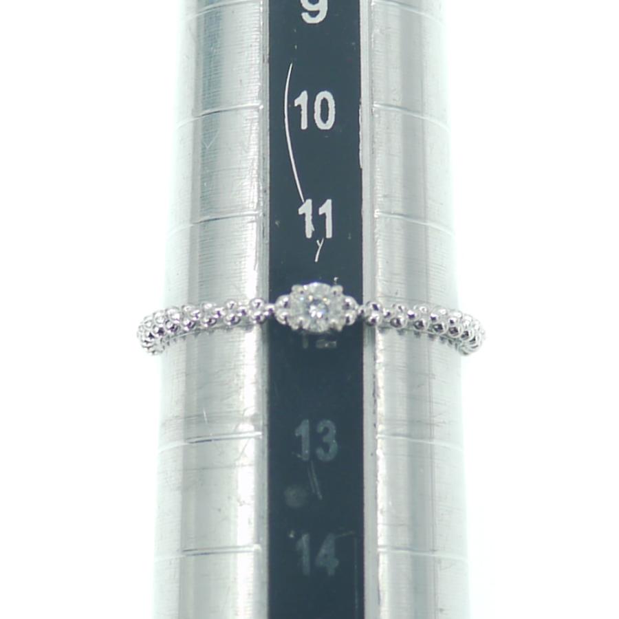 10金 ダイヤモンド デザインリング K10WG ダイヤモンド デザインリング 10金 指輪 12号 Y04233 : 大和屋