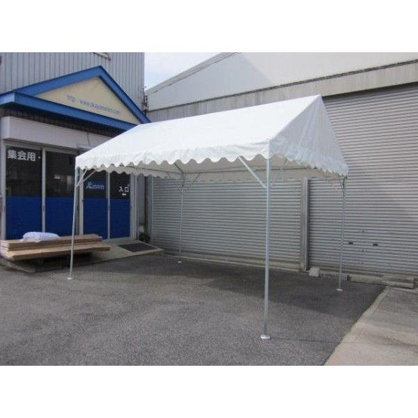 1.5間2間イベント用テント266cm×355cm　ポリエステルターポリン　個人宅への配送運送会社止め迄・町内会・自治会配送可能 送料無料（北海道・沖縄・離島除く） | 