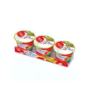 グリコ 朝食りんごヨーグルト70g×3個パック 冷蔵同梱 可能商品 御歳暮