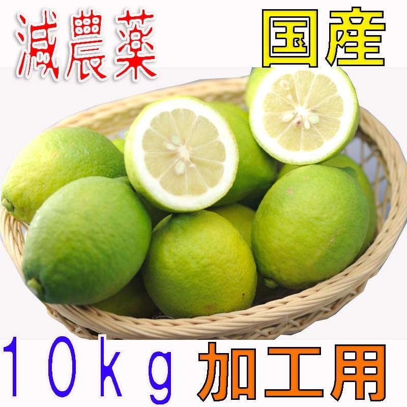 10月分予約 訳あり 低農薬 愛媛 レモン 10kg 加工用 国産 瀬戸内 大三島 れもん 檸檬 家庭用 国産 防腐剤不使用 フルーツ 果物 祝い 内祝い お中元 母の日