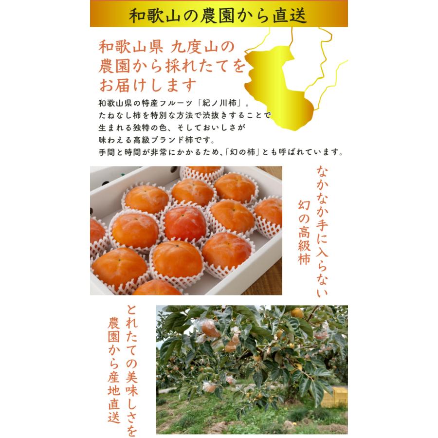 2026年10月分予約 全額返金保証 低農薬 和歌山 紀ノ川柿 約3.8kg 12~15玉入 訳あり 紀の川柿 産地直送 10j * ふるさと納税 ではありません_11